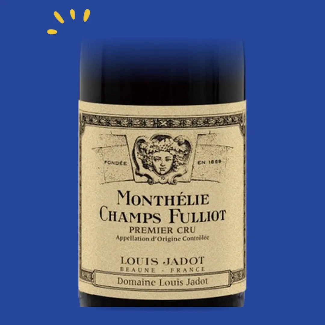 Étiquette Monthélie 1er Cru Les Champs Fulliots, Domaine Louis Jadot