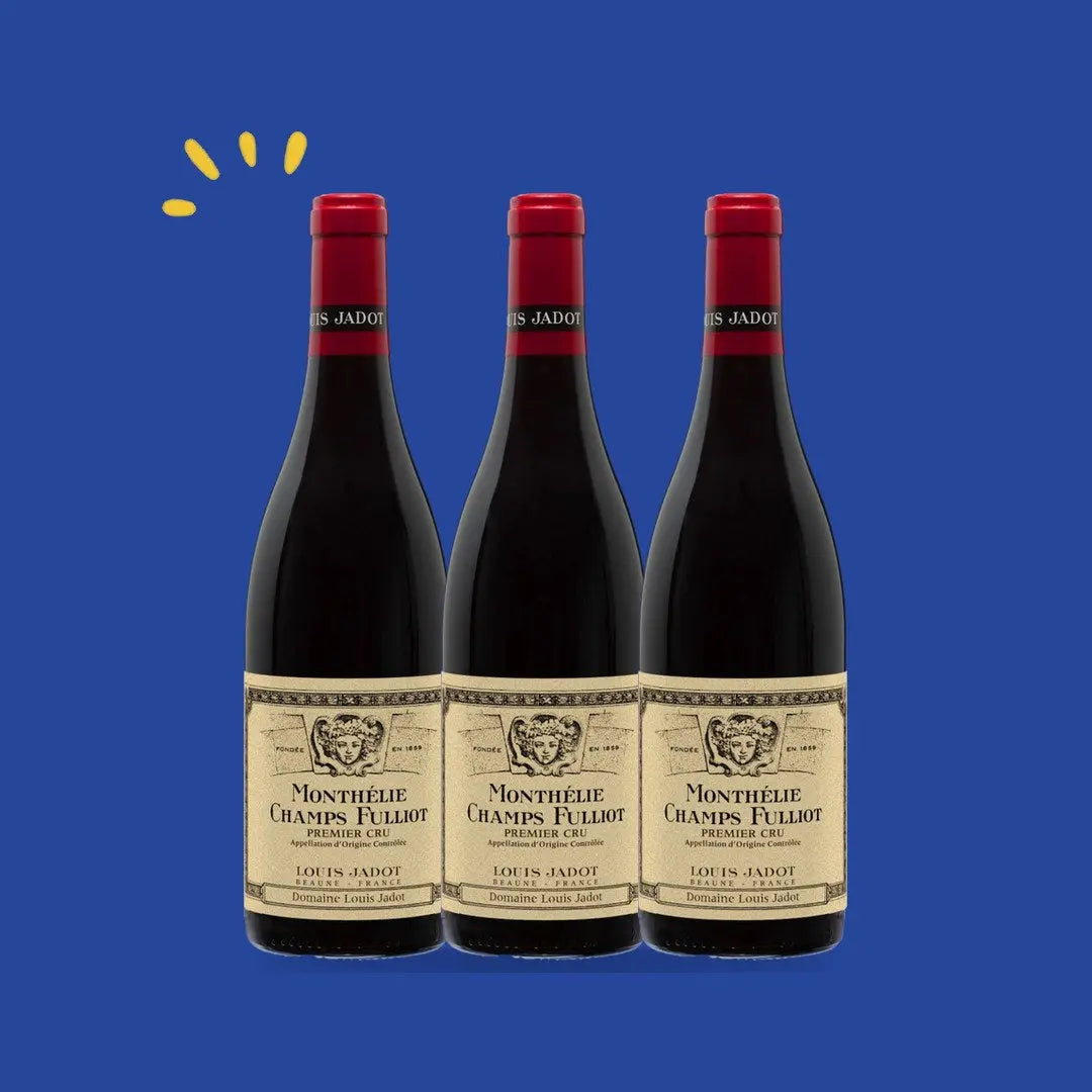 Lot de 3 bouteilles Monthélie 1er Cru Les Champs Fulliots, Domaine Louis Jadot