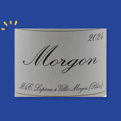 Morgon 2024, Marcel Lapierre, étiquette