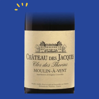 Étiquette Moulin-à-Vent Clos des Thorins, Château des Jacques