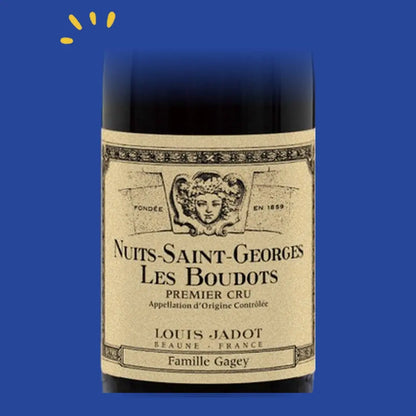 Étiquette Nuits-Saint-Georges 1er Cru Les Boudots, Louis Jadot Famille Gagey