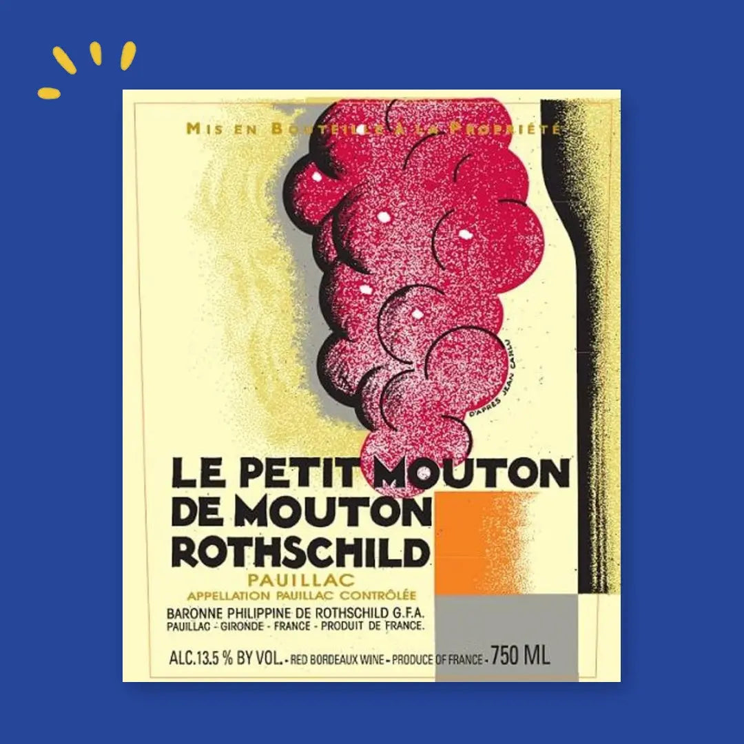 Le Petit Mouton de Mouton Rothschild, étiquette