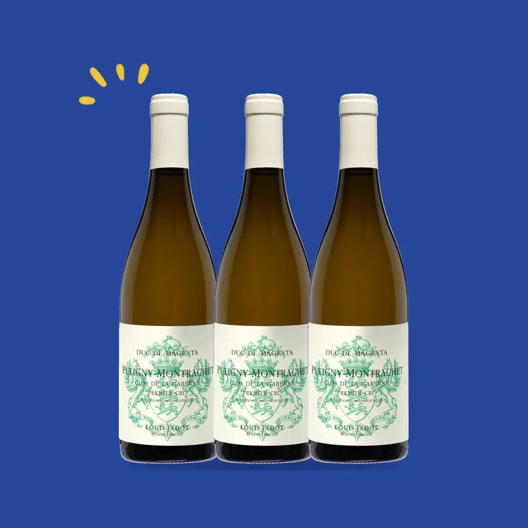 Lot de 3 bouteilles Puligny-Montrachet 1er Cru Clos de la Garenne 2023, Domaine du Duc de Magenta