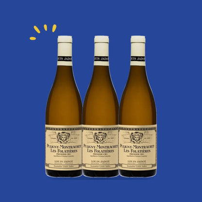 Lot de 3 bouteilles Puligny-Montrachet 1er Cru Folatières 2023, Domaine Louis Jadot