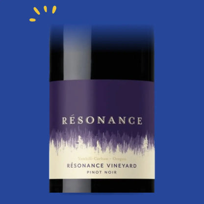 Étiquette Résonance Vineyard Pinot Noir 2018, Résonance