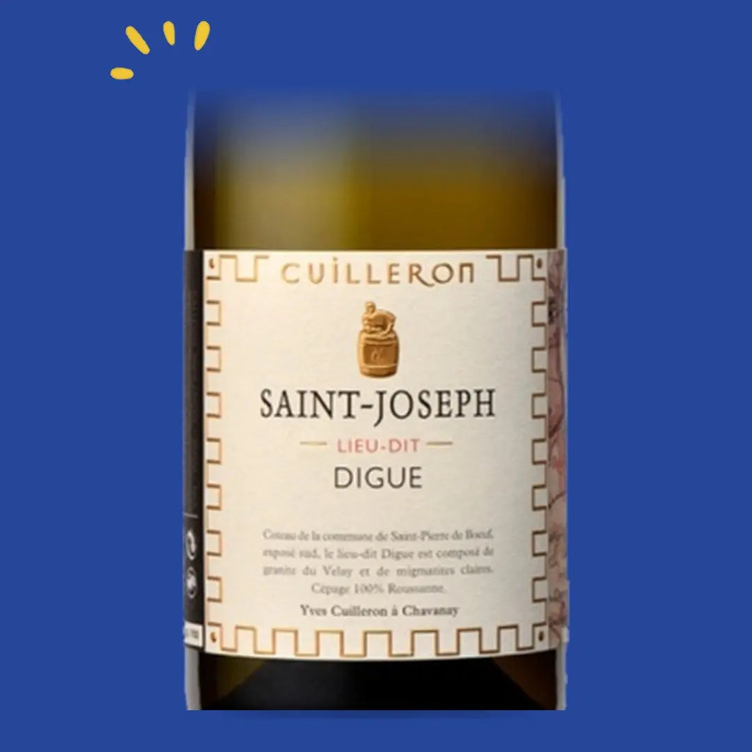 Étiquette Saint-Joseph blanc Lieu-dit Digue 2023, Yves Cuilleron