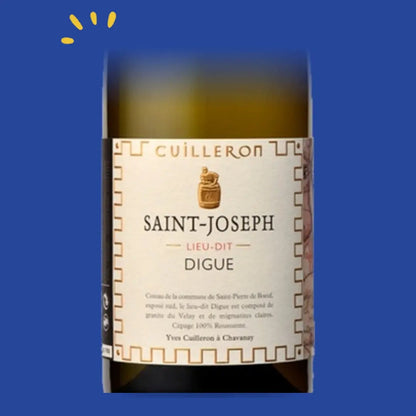 Étiquette Saint-Joseph blanc Lieu-dit Digue 2023, Yves Cuilleron