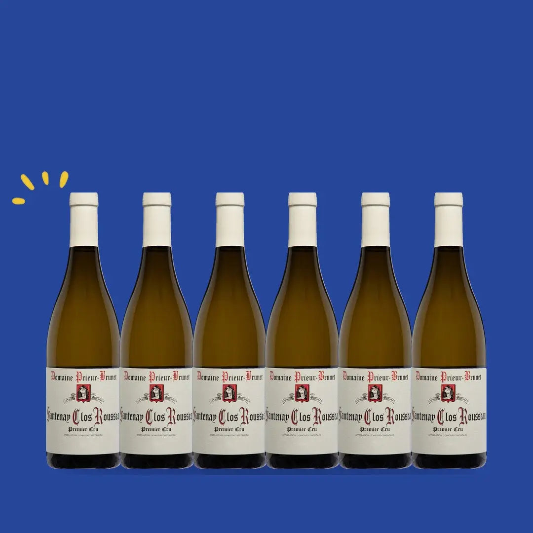 Carton de 6 bouteilles Santenay blanc 1er Cru Clos Rousseau 2022, Domaine Prieur-Brunet