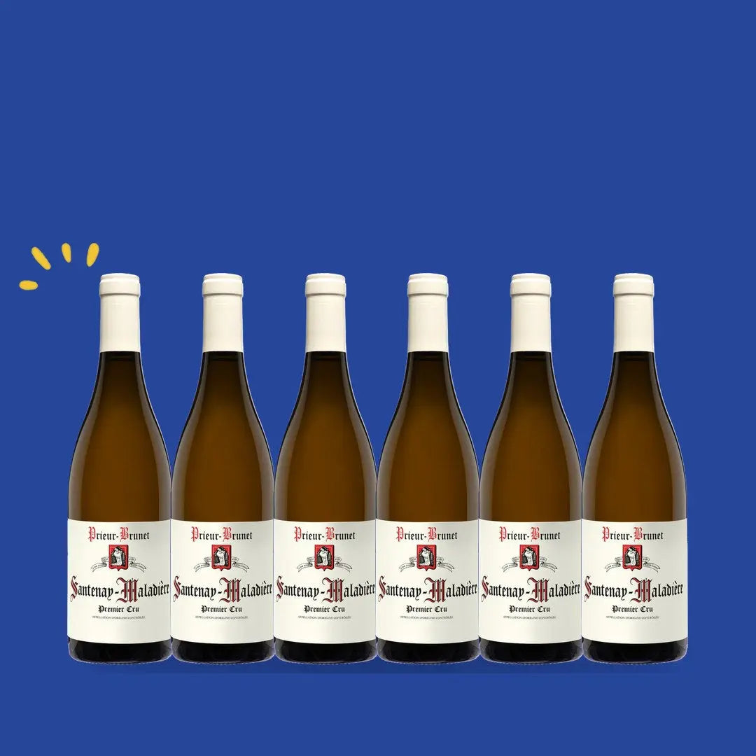 Carton de 6 bouteilles Santenay blanc 1er Cru Maladière 2022, Domaine Prieur-Brunet