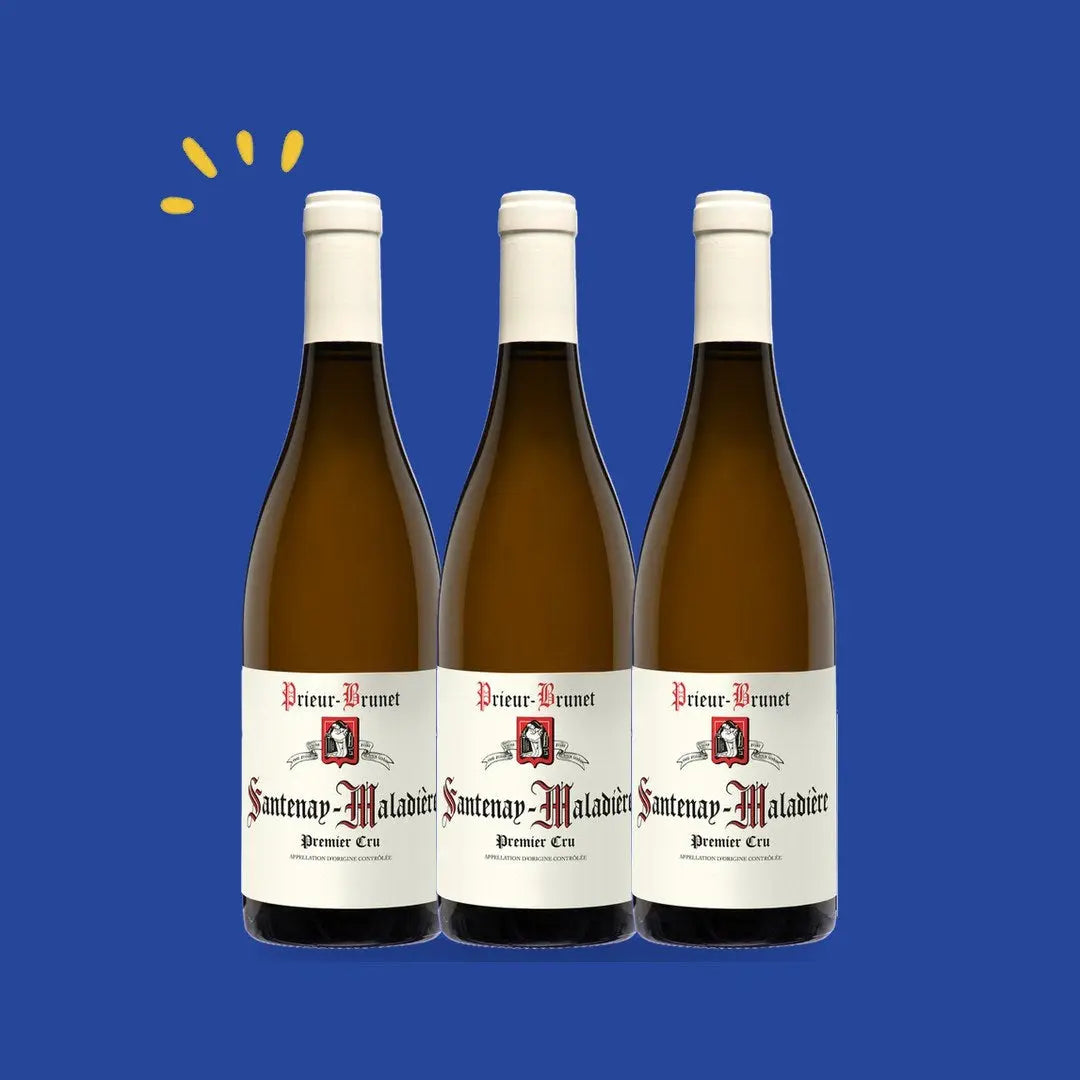 Lot de 3 bouteilles Santenay blanc 1er Cru Maladière 2022, Domaine Prieur-Brunet