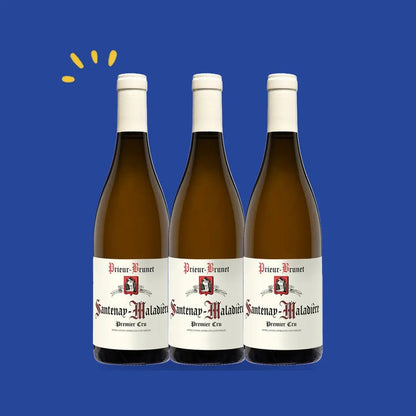 Lot de 3 bouteilles Santenay blanc 1er Cru Maladière 2022, Domaine Prieur-Brunet