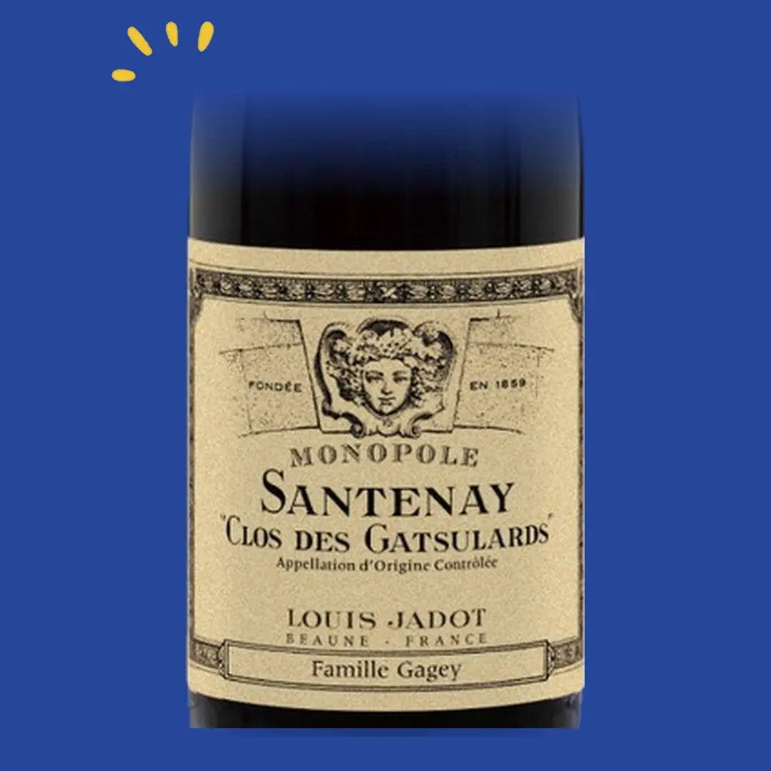 Étiquette Santenay Clos des Gatsulards Monopole 2023, Louis Jadot Famille Gagey