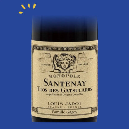 Étiquette Santenay Clos des Gatsulards Monopole 2023, Louis Jadot Famille Gagey