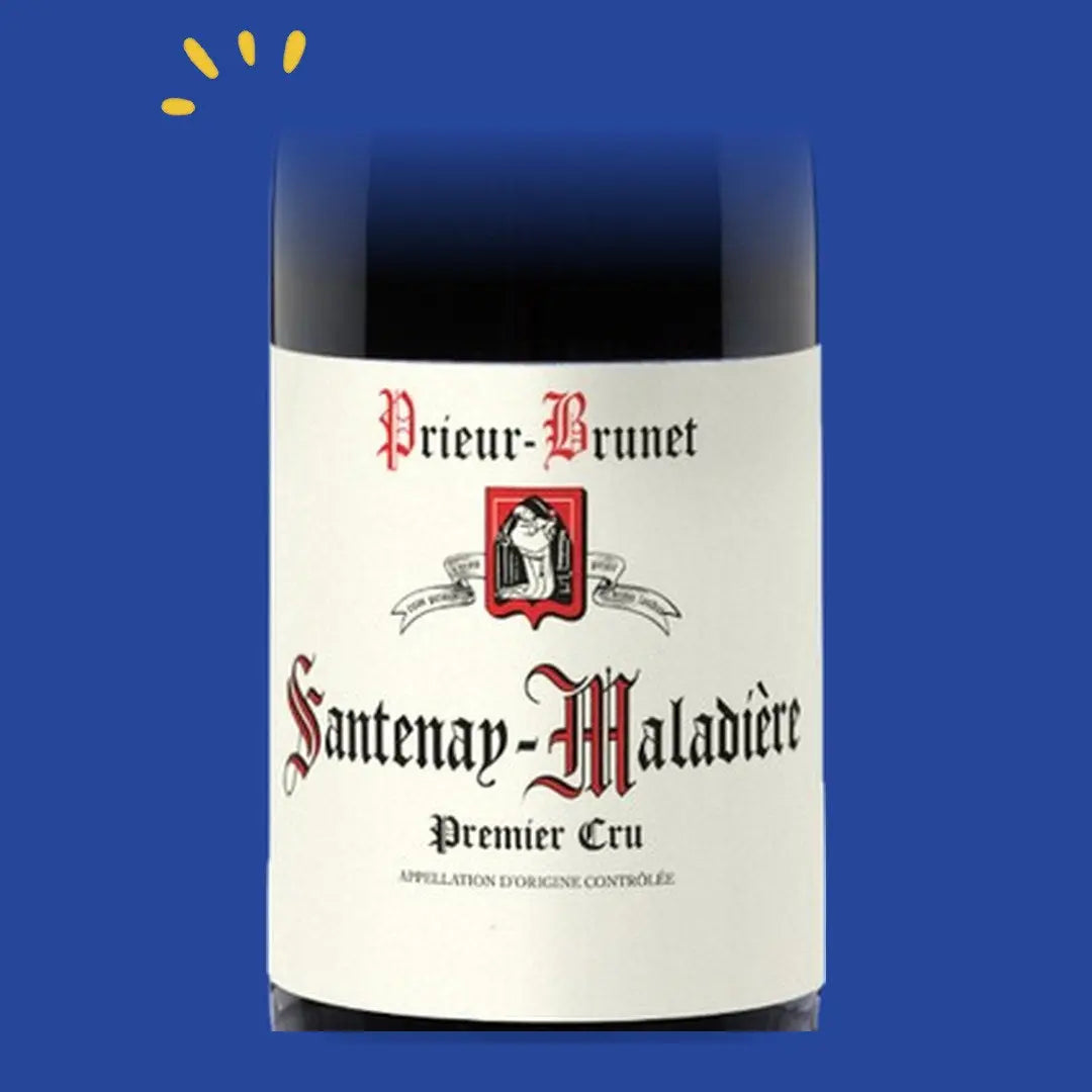 Étiquette Santenay rouge 1er Cru Maladière 2023, Domaine Prieur-Brunet