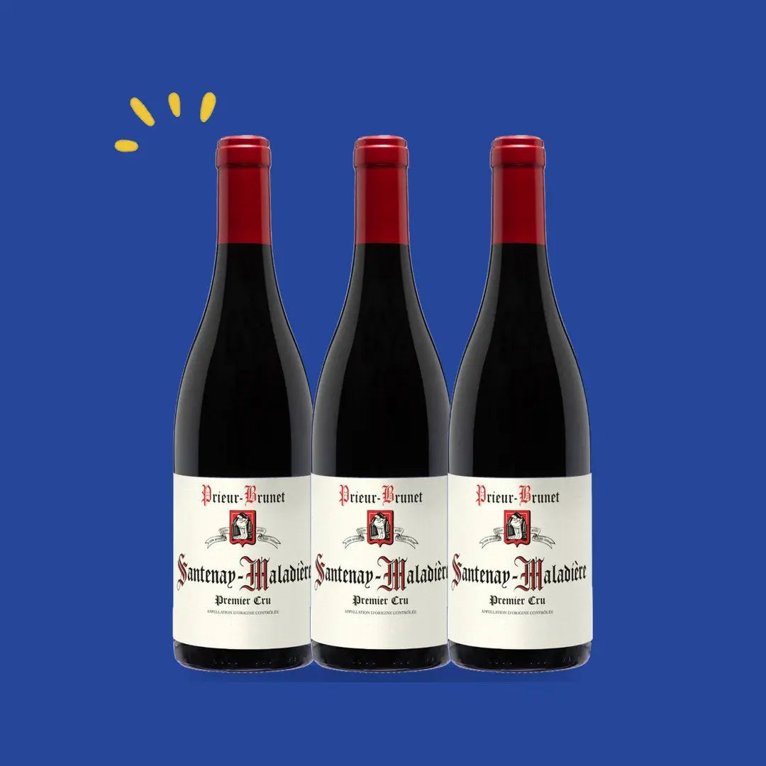 Lot de 3 bouteilles Santenay rouge 1er Cru Maladière 2023, Domaine Prieur-Brunet