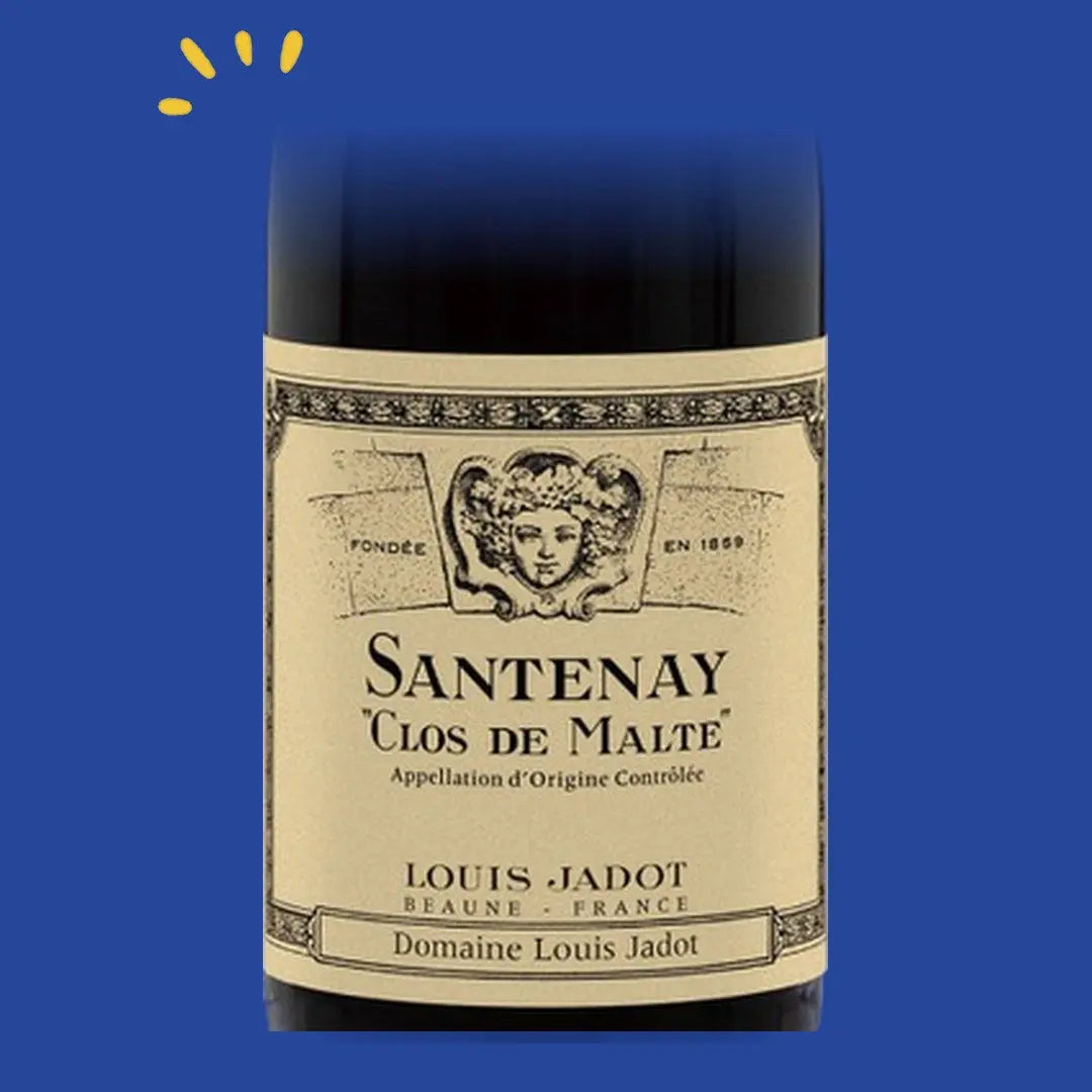 Étiquette Santenay rouge Clos de Malte, Domaine Louis Jadot