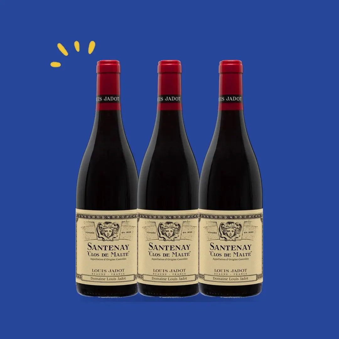 Lot de 3 bouteilles Santenay rouge Clos de Malte, Domaine Louis Jadot