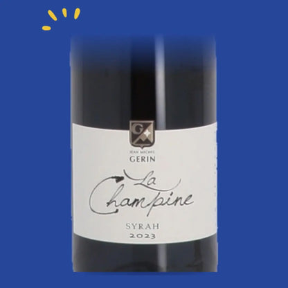 Étiquette Syrah 2023, Domaine Jean-Michel Gerin