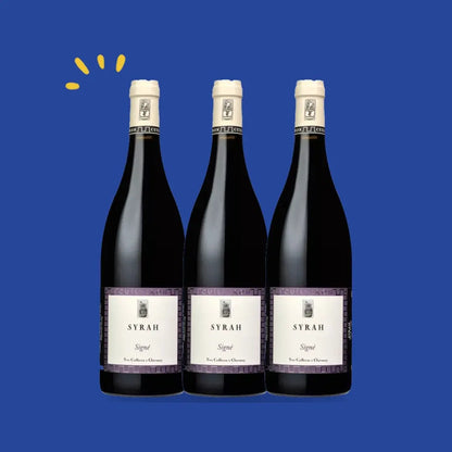 Lot de 3 bouteilles Syrah Signé 2021, Yves Cuilleron