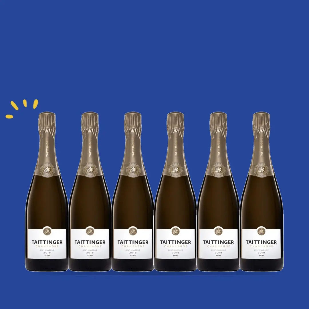 Taittinger Brut Millésimé 2018, carton de 6 bouteilles