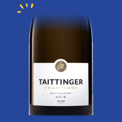 Taittinger Brut Millésimé 2018, zoom sur l'étiquette