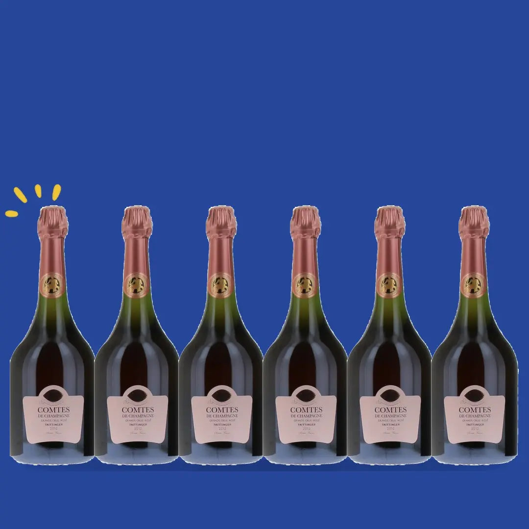 Taittinger Comtes de Champagne Grand Cru Rosé 2013 Magnum en coffret, carton de 6 bouteilles