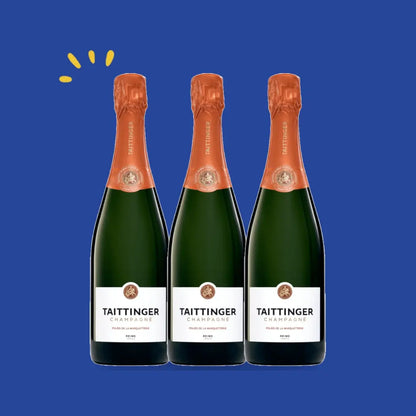 Taittinger Les Folies de la Marquetterie, lot de 3 bouteilles