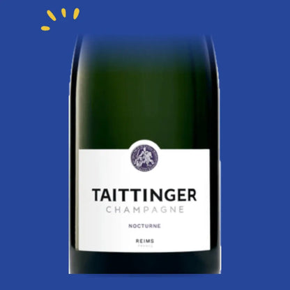 Taittinger Nocturne Sec, zoom sur l'étiquette