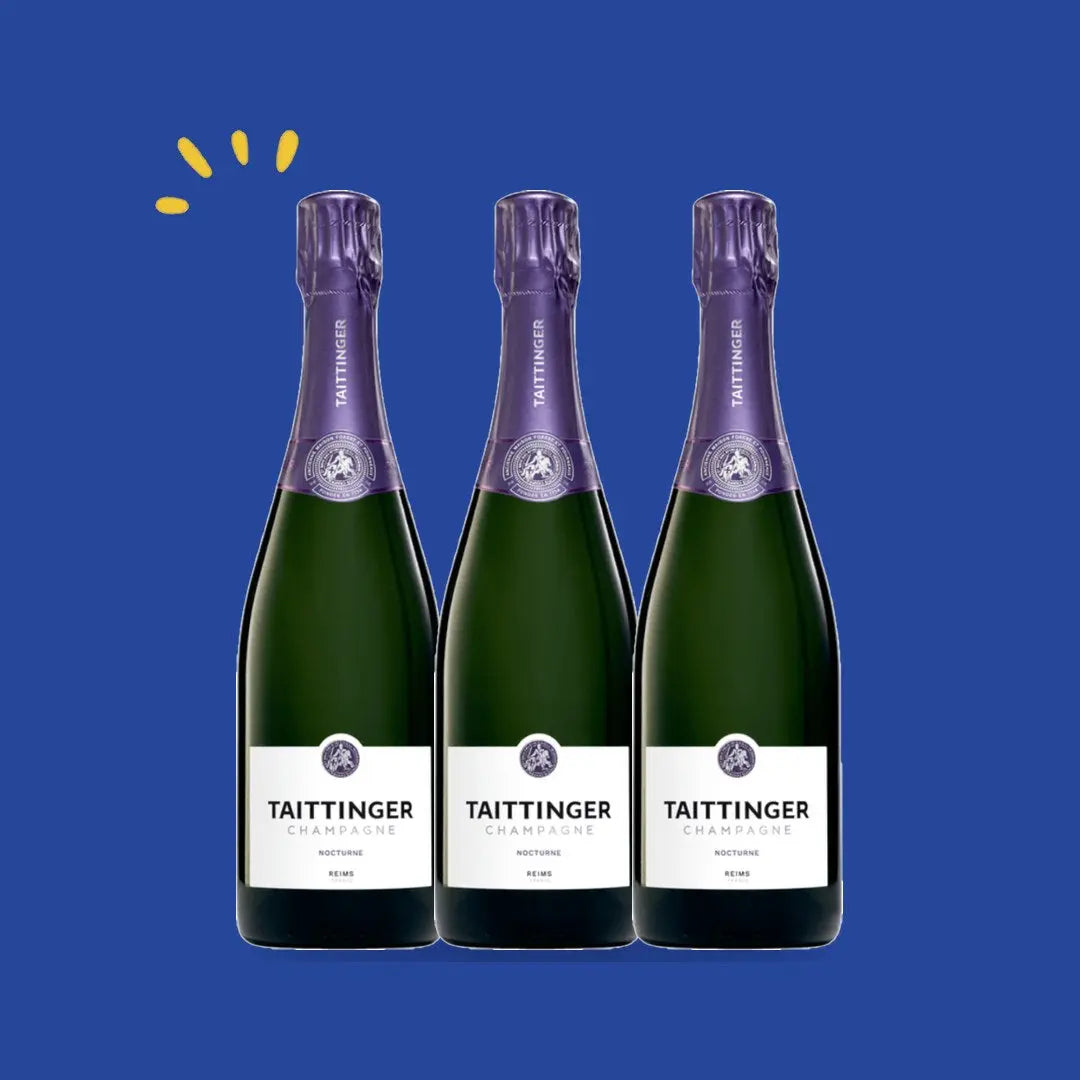 Taittinger Nocturne Sec, lot de 3 bouteilles