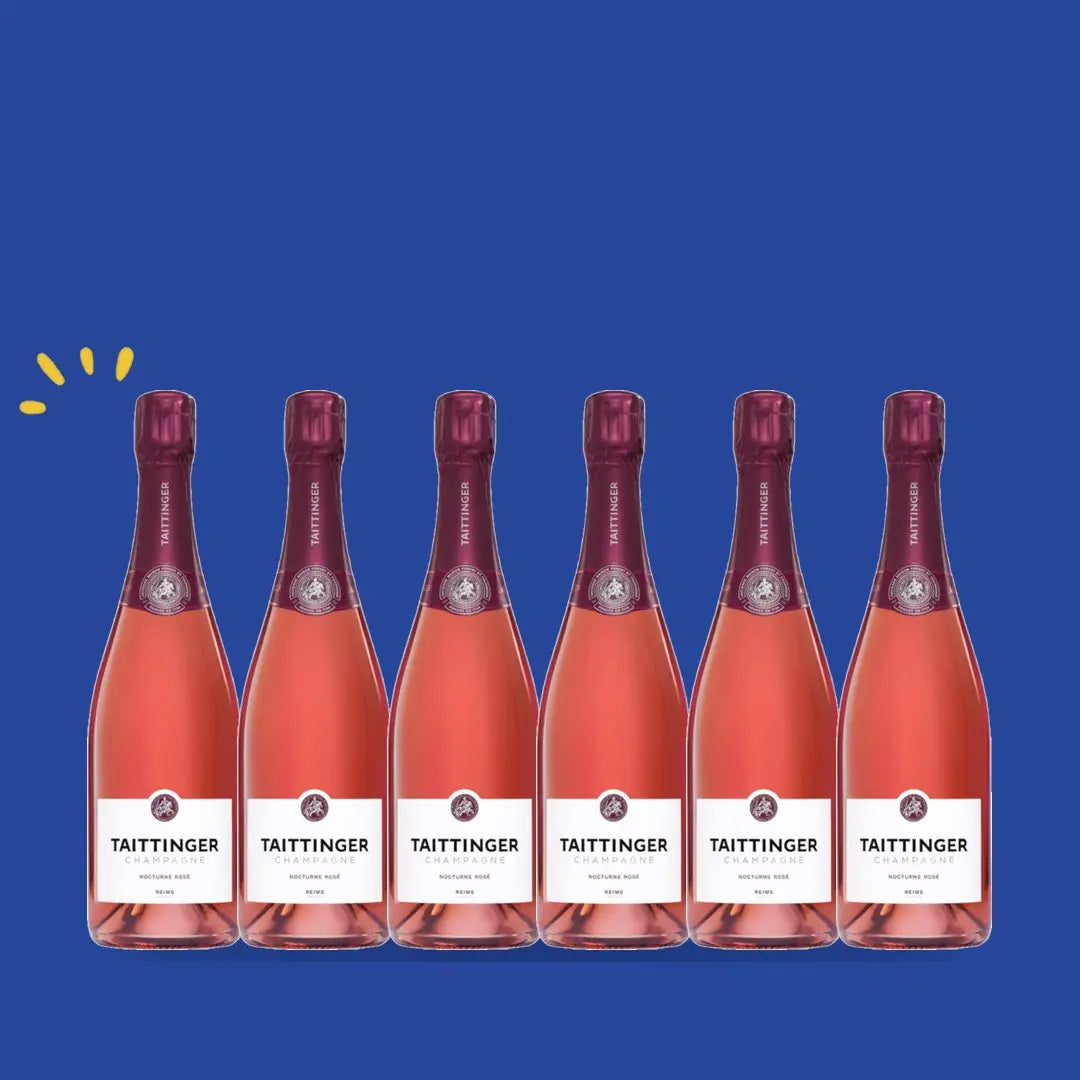 Taittinger Nocturne Sec Rosé, carton de 6 bouteilles