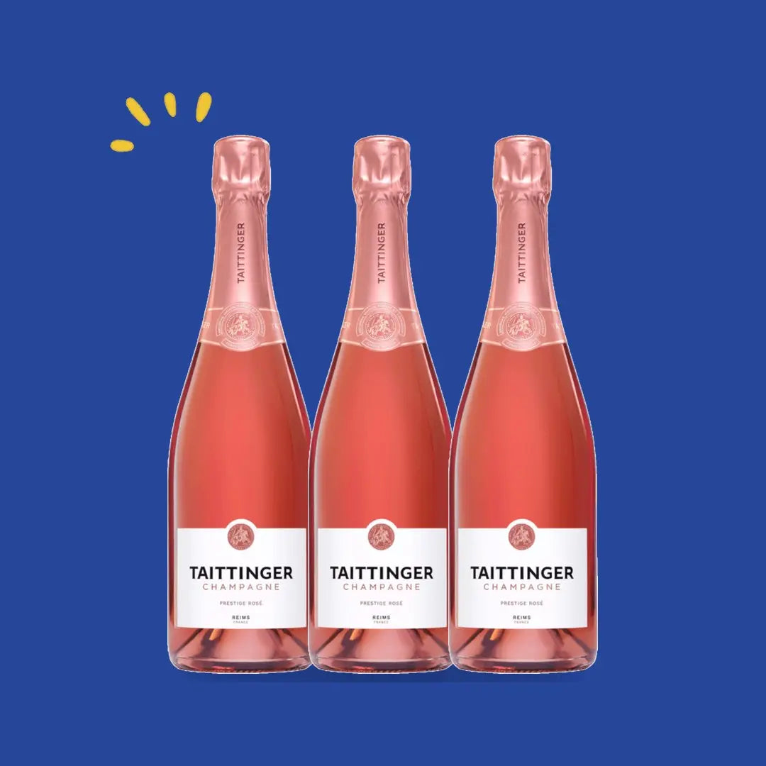 Taittinger Prestige Rosé, lot de 3 bouteilles