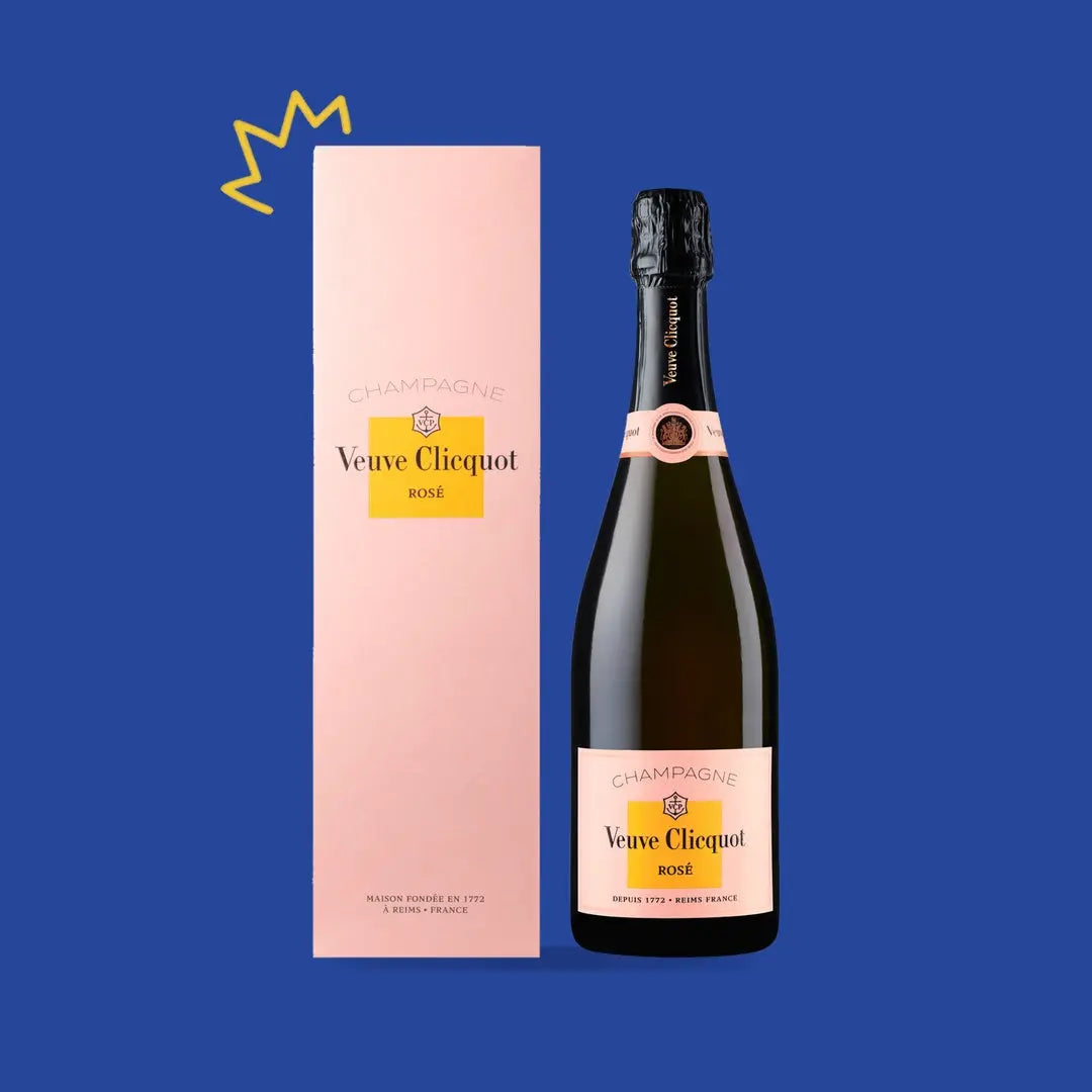 Veuve Clicquot Rosé, bouteille et étui