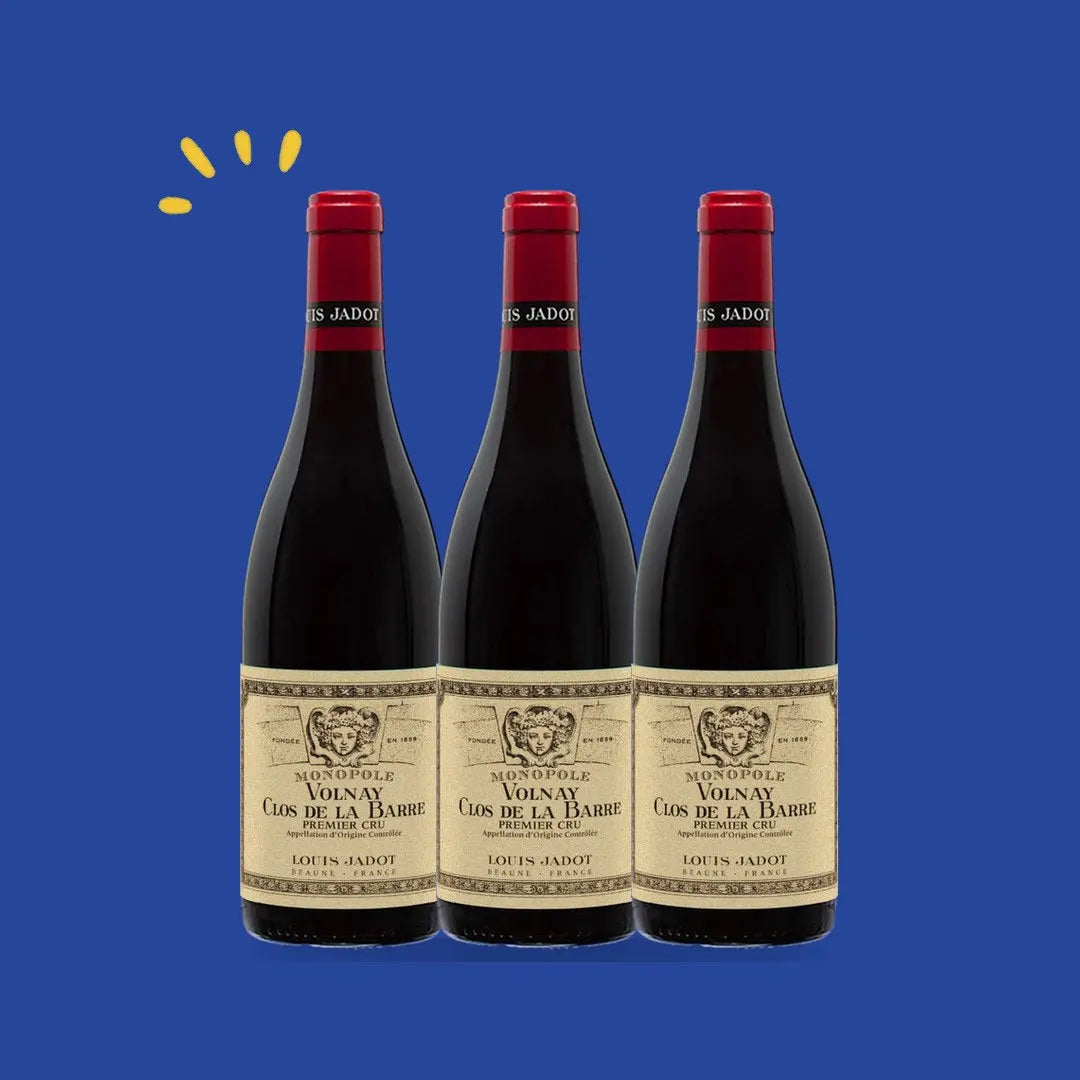 Lot de 3 bouteilles Volnay 1er Cru Clos de la Barre Monopole, Louis Jadot