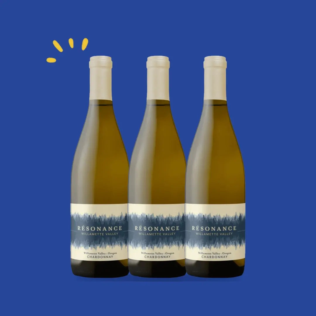 Lot de 3 bouteilles Willamette Valley Chardonnay, Résonance